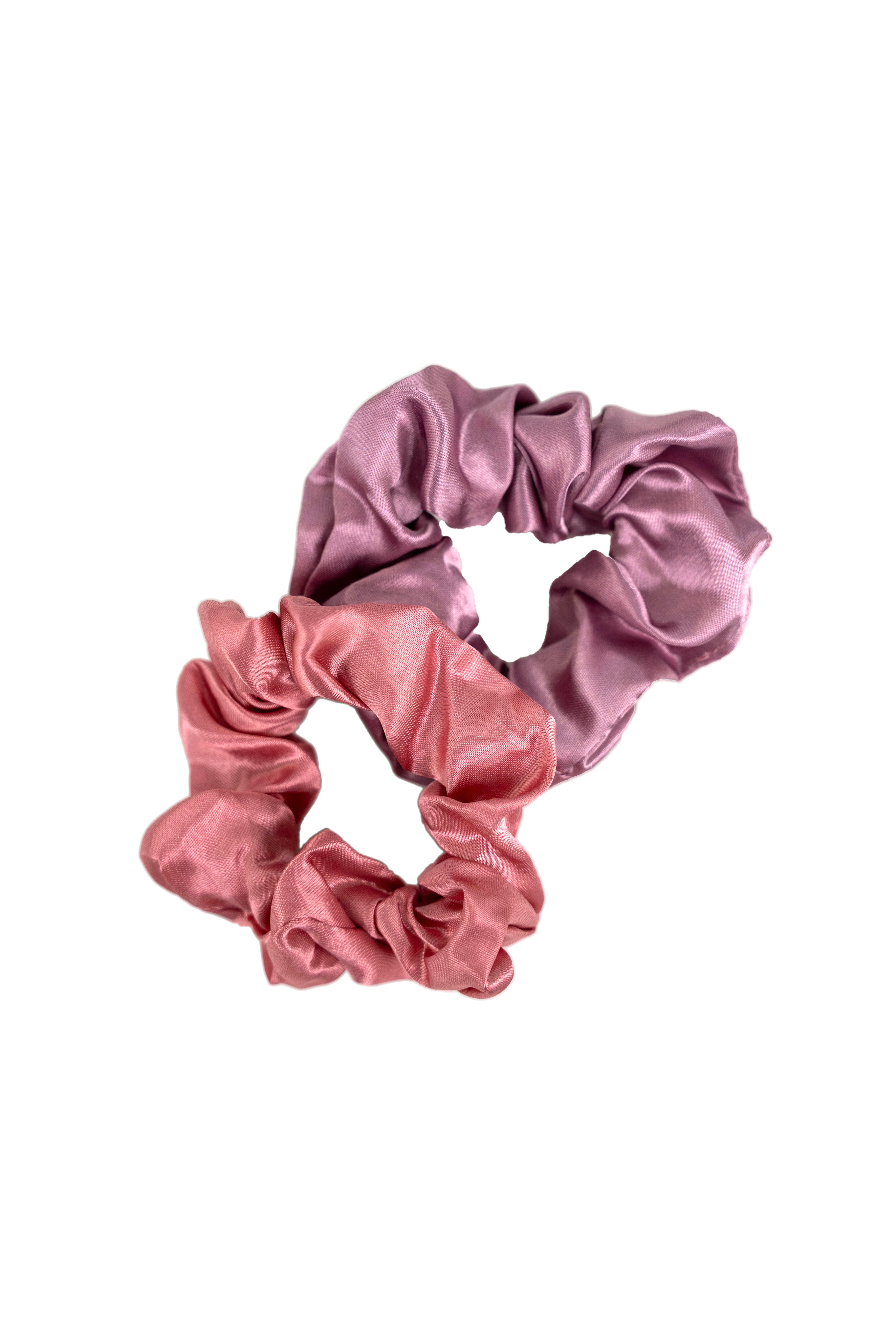 Lumina Beauty Szatén hajgumi szett – mályvás rózsaszín